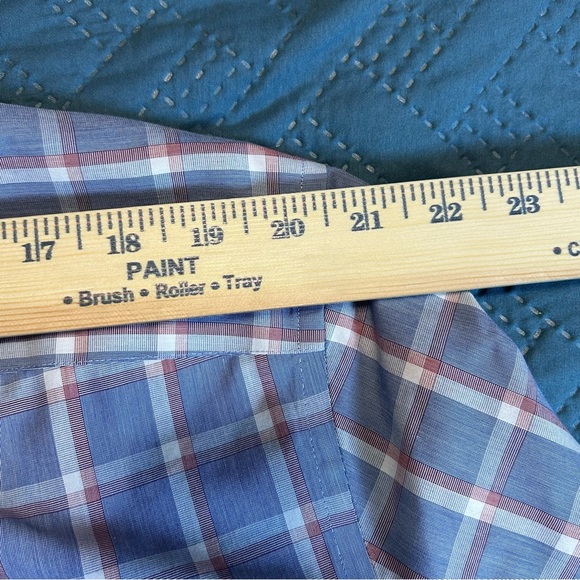 Untickit 2XL Men’s 100% Cotton Plaid Button Down Long Sleeve - Picture 8 of 9